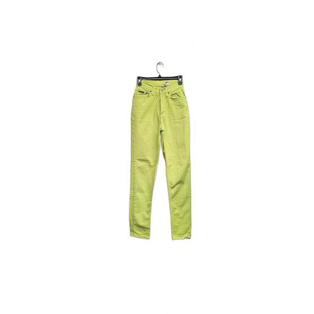 Vintage Calvin Klein Vintage High-Waisted Lime Green Jeans